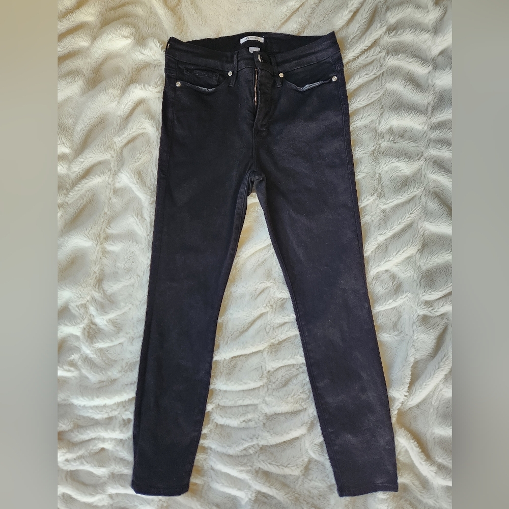 Good American size 10/30 goodness crop black pants jeans